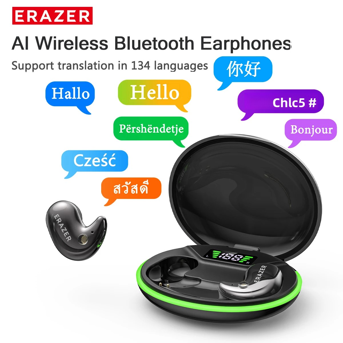 Earphones - EARZER XF58 In-Ear Bluetooth Headphones With
