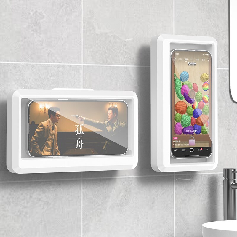 Phone Stands - Bathroom Waterproof Phone Holder Home Wall