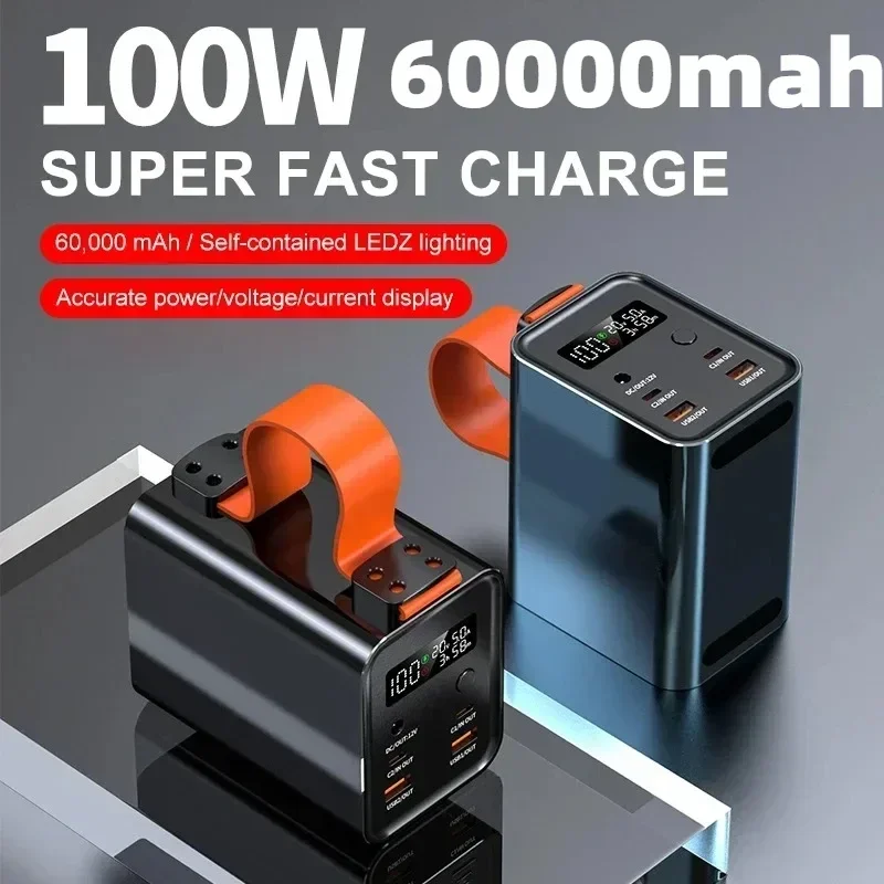 For Laptop 60000mAh 100W Porta - Power Banks ulasan dan harga