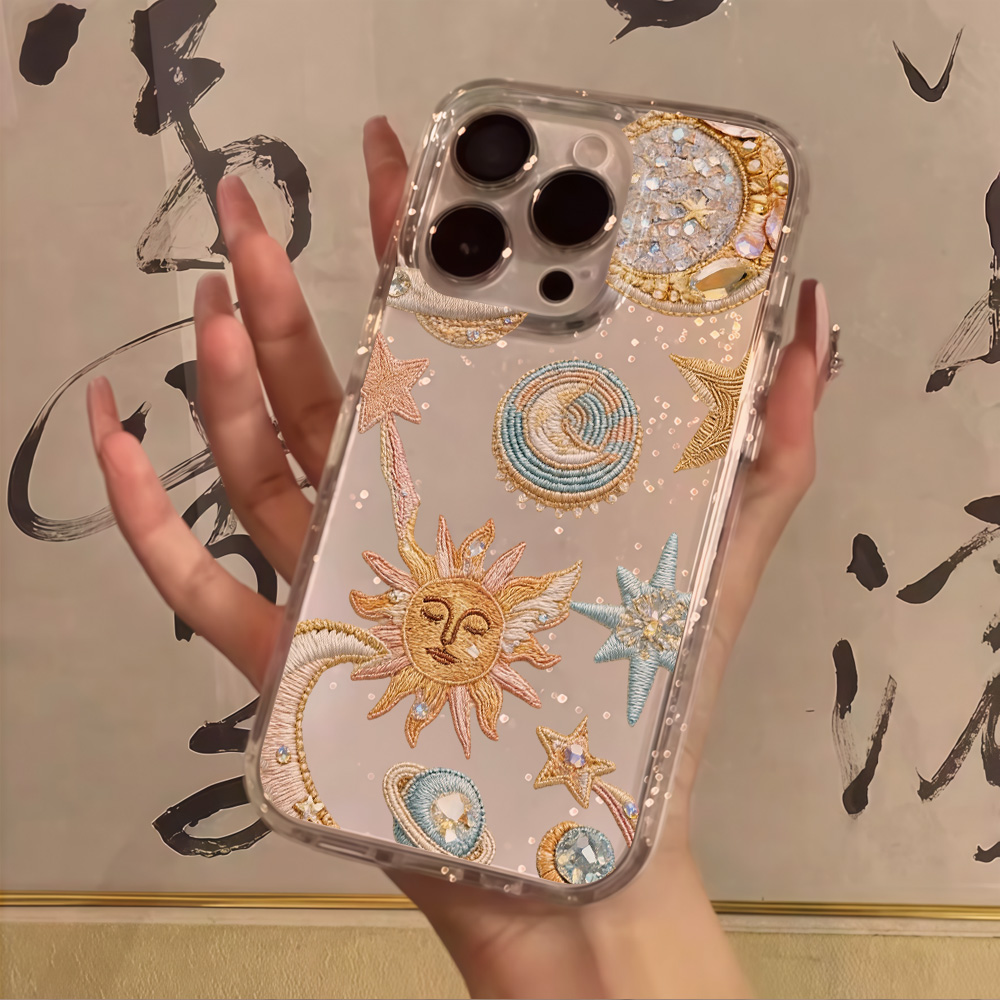 Creativity Stars Moon Clear Gl - Clear Shockproof Bumper Case ulasan dan harga