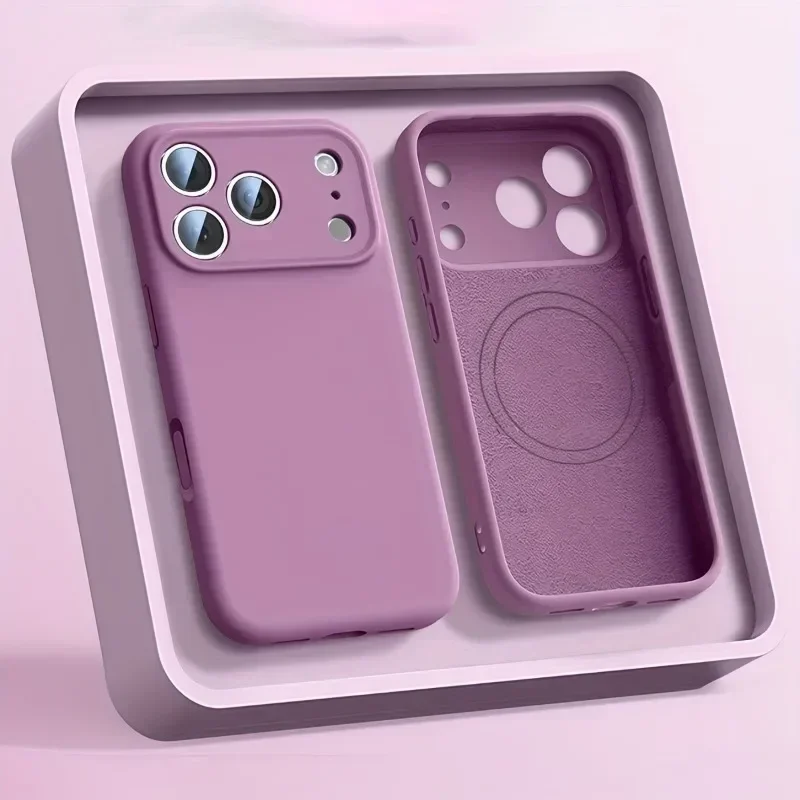 Original Liquid Silicone For M - Liquid Silicone Magnetic Phone Case ulasan dan harga