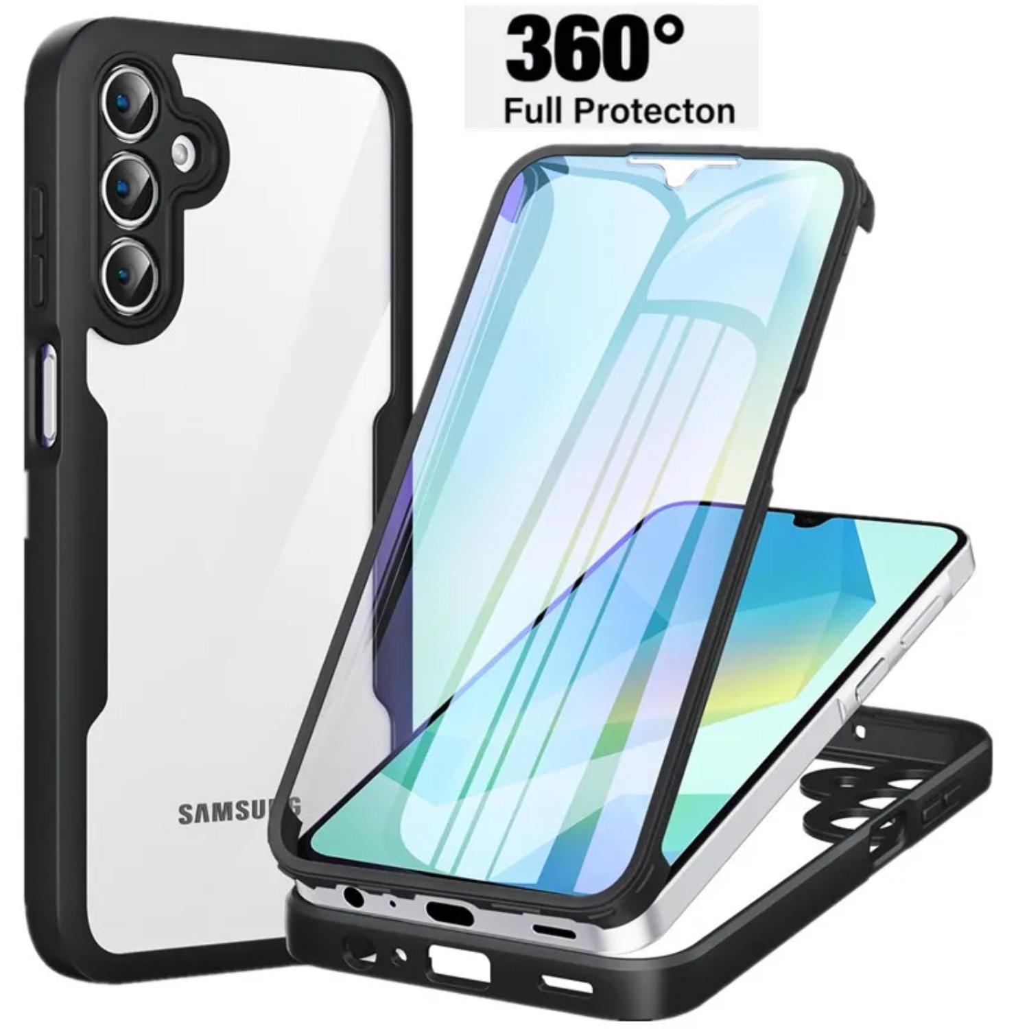 Heavy Duty Clear 360° Full Bod - Heavy Duty 360 Full Body Protective Case ulasan dan harga