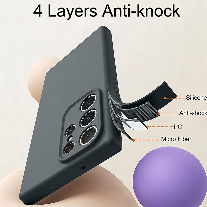 Soft Liquid Silicone Case For  - Liquid Silicone Magnetic Phone Case ulasan dan harga
