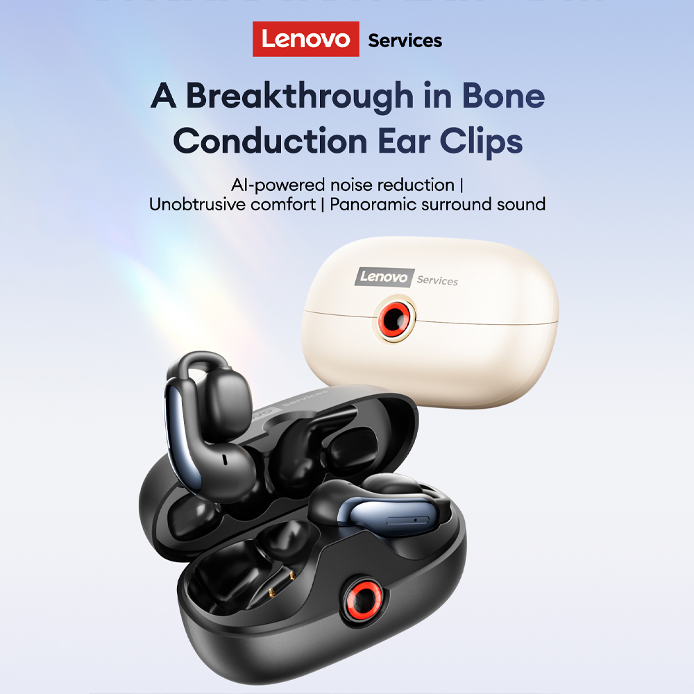 Lenovo LES-108 Bone Conduction - Earphones ulasan dan harga