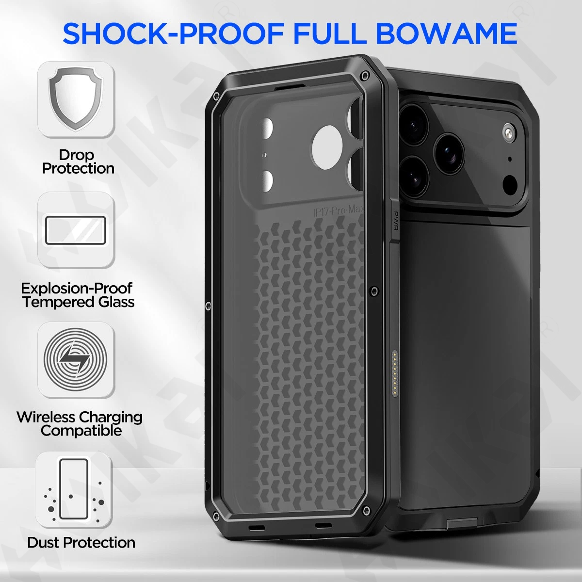 Case For iPhone 17 16 15 14 13 - Heavy Duty 360 Full Body Protective Case ulasan dan harga