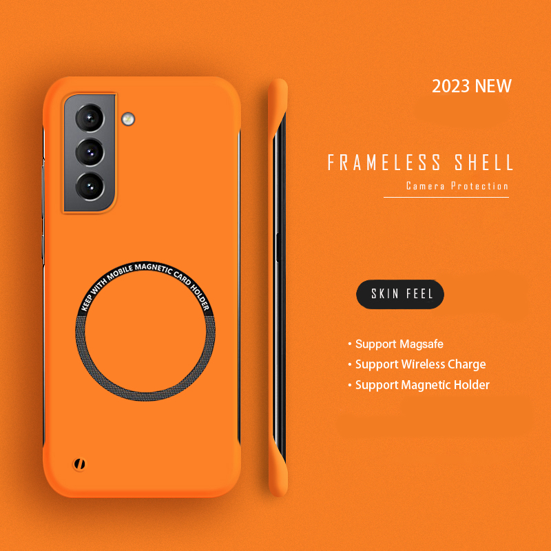 Hard PC Frameless Magnetic Pho - Ultra Thin Frameless Phone Cover ulasan dan harga