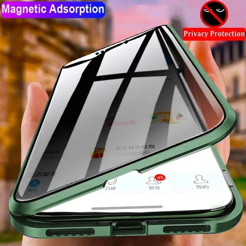 For Huawei nova Y74 Y73 Y63 Y7 - Anti Spy Privacy Glass Case ulasan dan harga