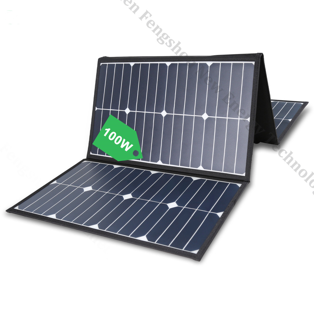 Portable 100 Watt Folding Sola - Chargers ulasan dan harga
