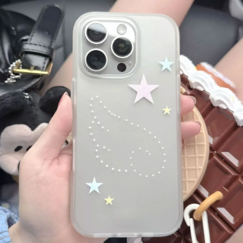 Simple Angel White Polka Dot C - Clear Shockproof Bumper Case ulasan dan harga