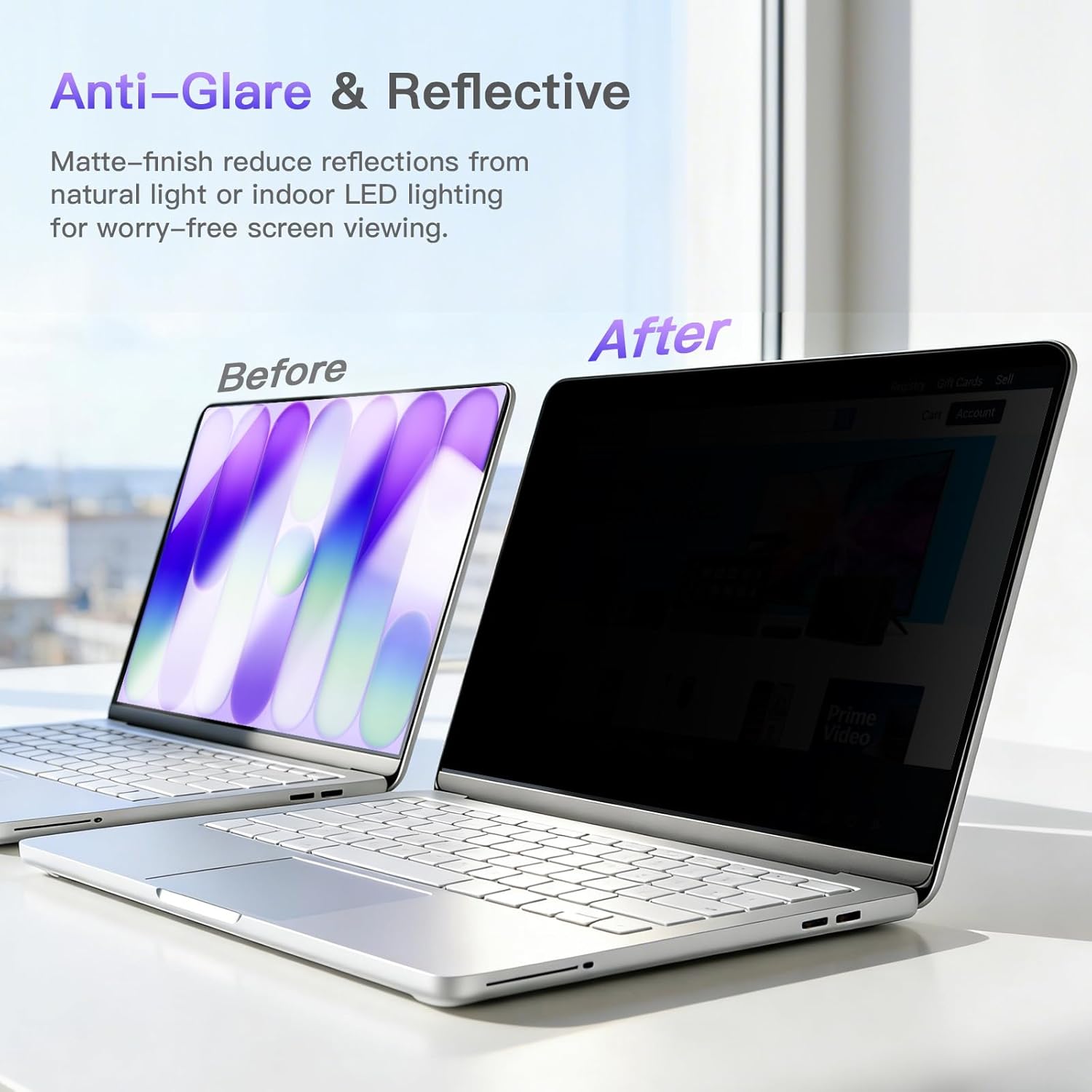 Privacy Screen Protector For A - Matte Anti Glare Screen Protector ulasan dan harga