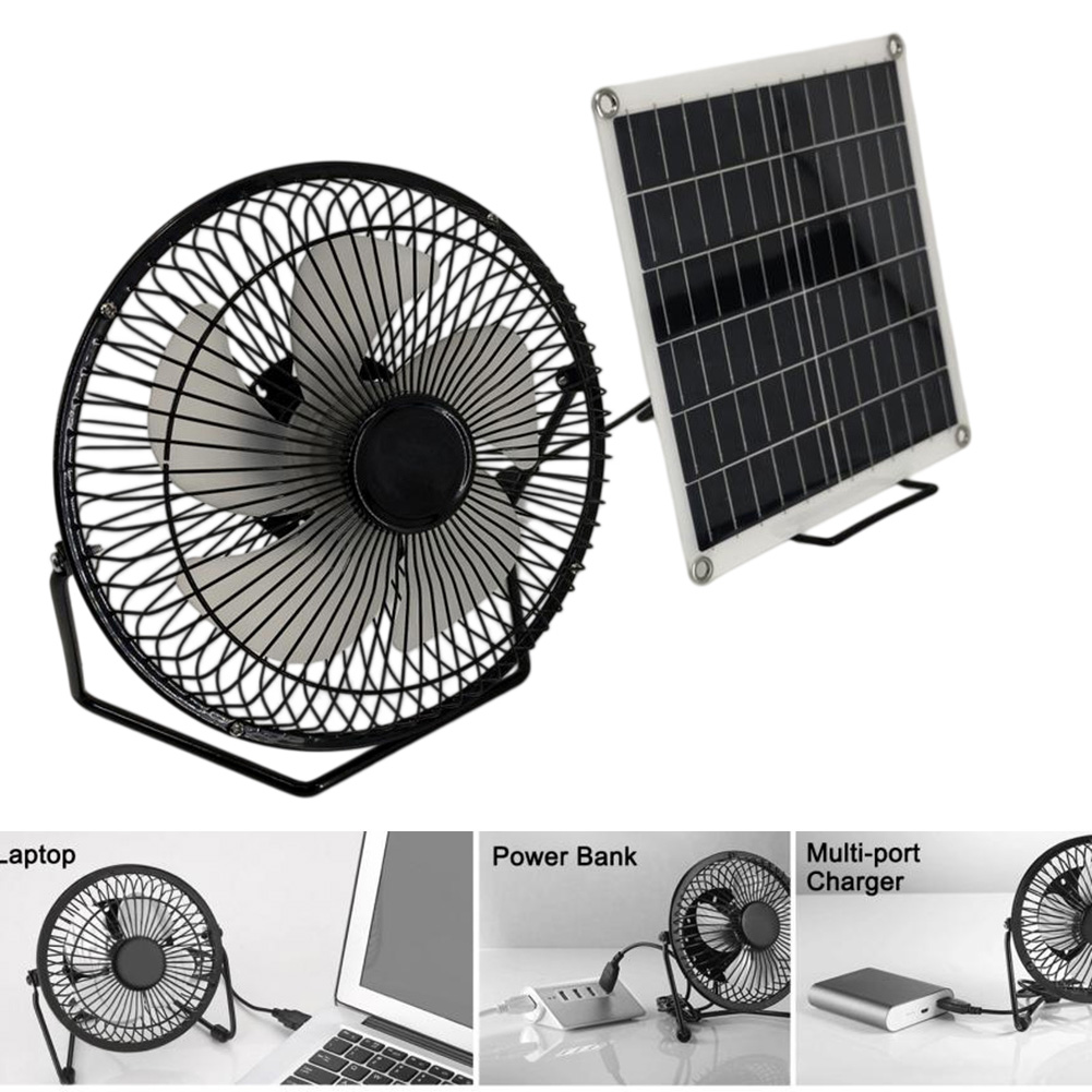 10W Solar Panel Fan Compatible - Power Banks ulasan dan harga