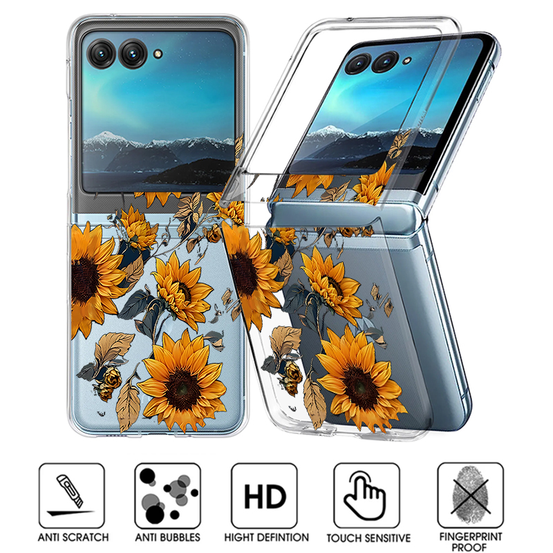 Sunflowers Pattern Clear Phone - Clear Shockproof Bumper Case ulasan dan harga