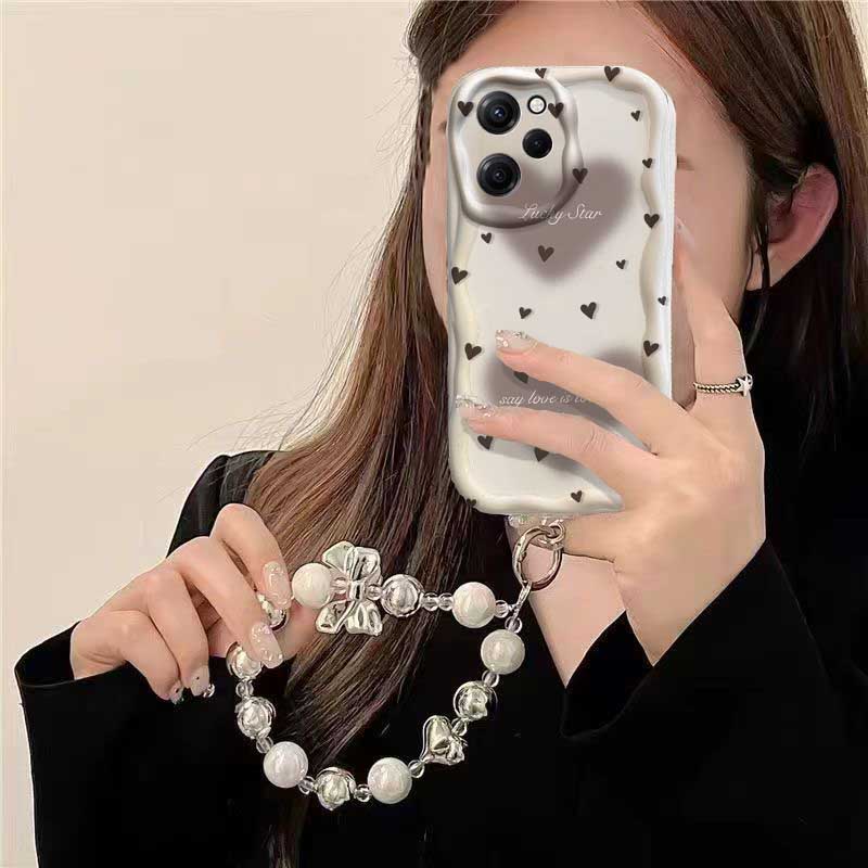 Case For RENO 15 15F 14 PRO 14 - Cute Cartoon Wrist Strap Silicone Case ulasan dan harga