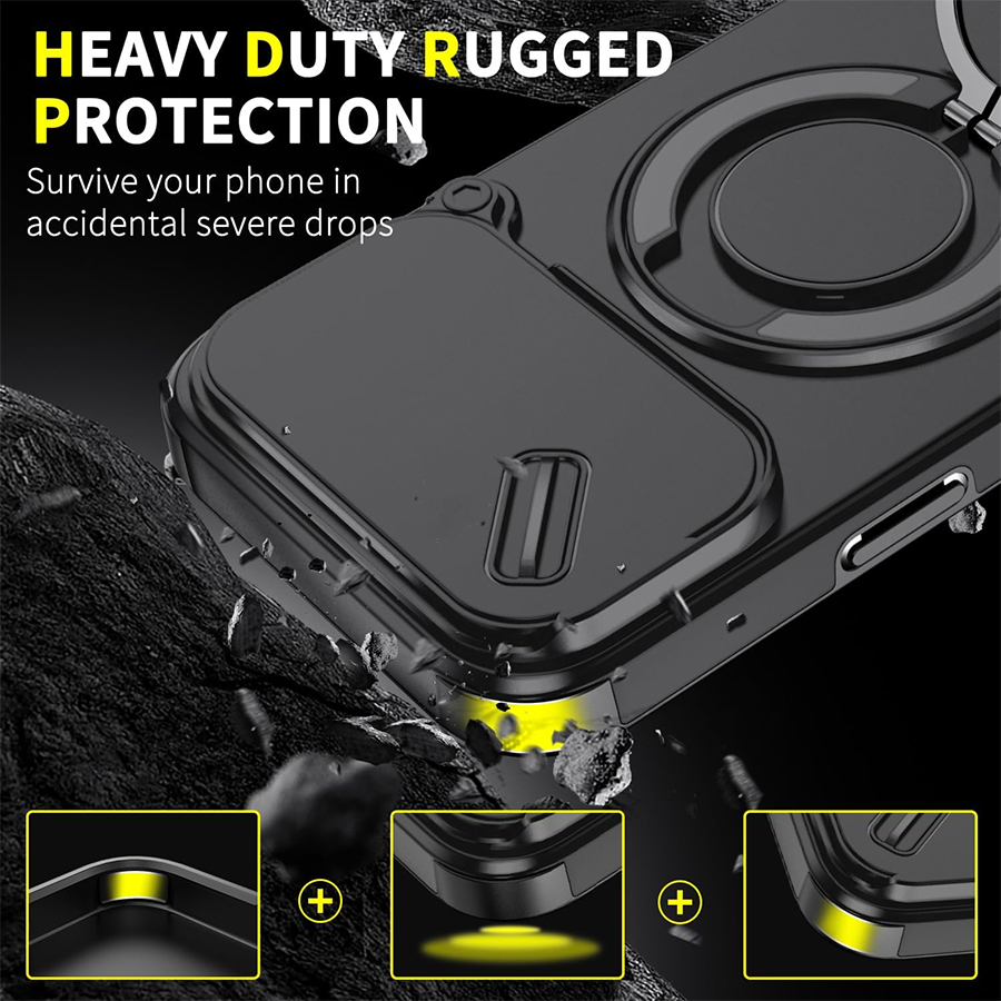 Heavy-Duty Shockproof Magnetic - Heavy Duty 360 Full Body Protective Case ulasan dan harga