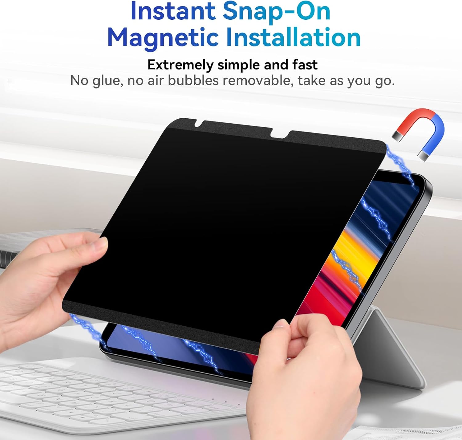 Magnetic Privacy Screen Protec - Matte Anti Glare Screen Protector ulasan dan harga
