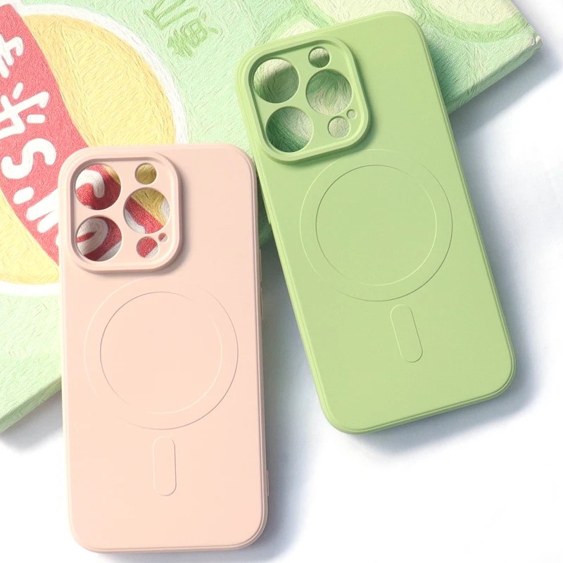 Liquid Silicone Case For iPhon - Liquid Silicone Magnetic Phone Case ulasan dan harga