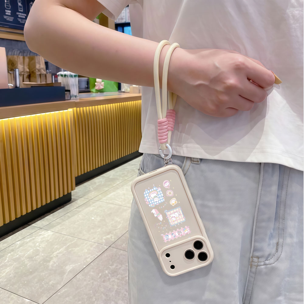 Wrist Strap Cartoon Cute Cat L - Cute Cartoon Wrist Strap Silicone Case ulasan dan harga