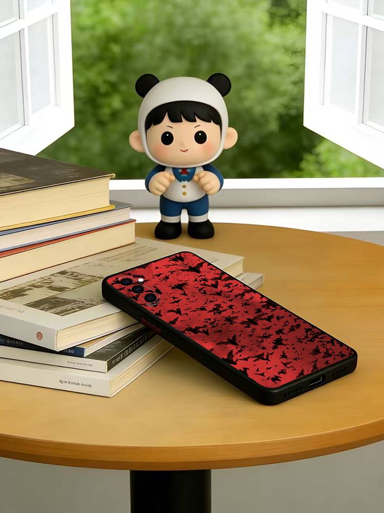 Vintage Red Bats Skull Trendy  - Vintage Floral Pattern Soft Case ulasan dan harga