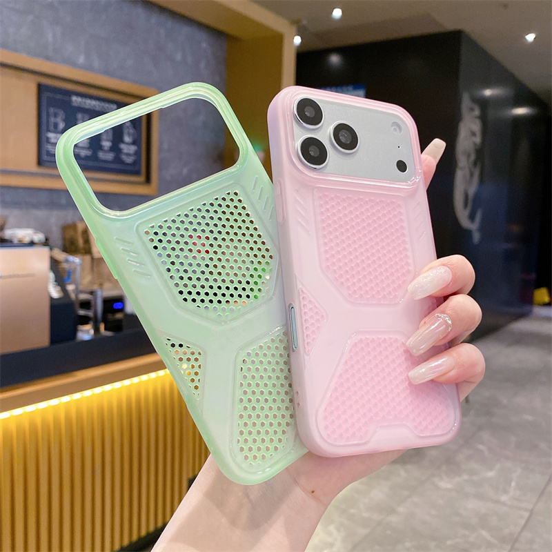Heat Dissipation Mesh Soft TPU - Heat Dissipation Mesh Breathable Case ulasan dan harga