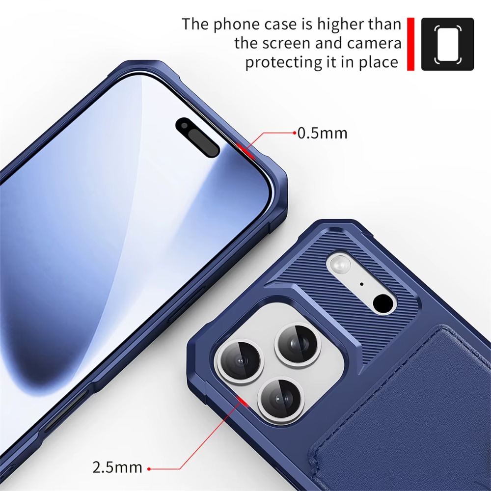 Wallet Phone Case Card Holder  - Leather Wallet Card Holder Phone Cover ulasan dan harga