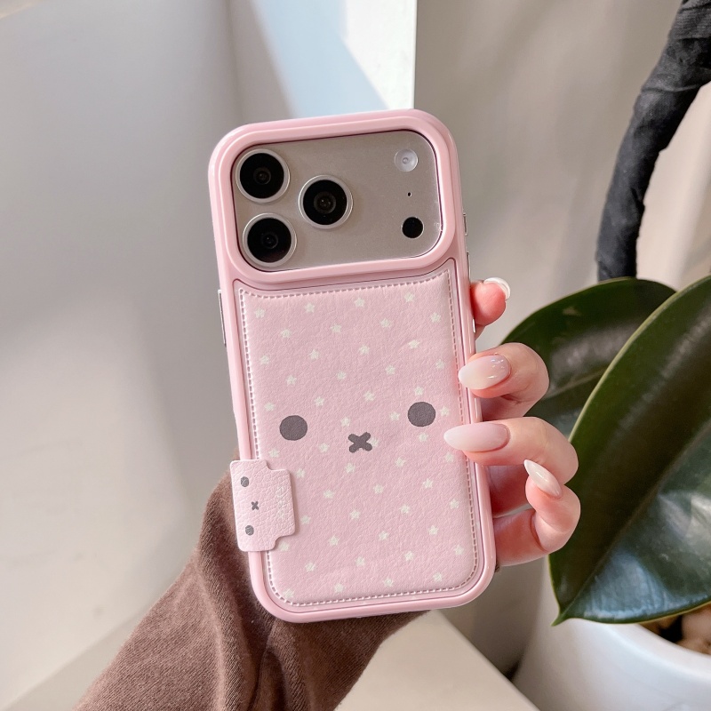 Kawaii Cute Cartoon Pink Miffy - Cute Cartoon Wrist Strap Silicone Case ulasan dan harga