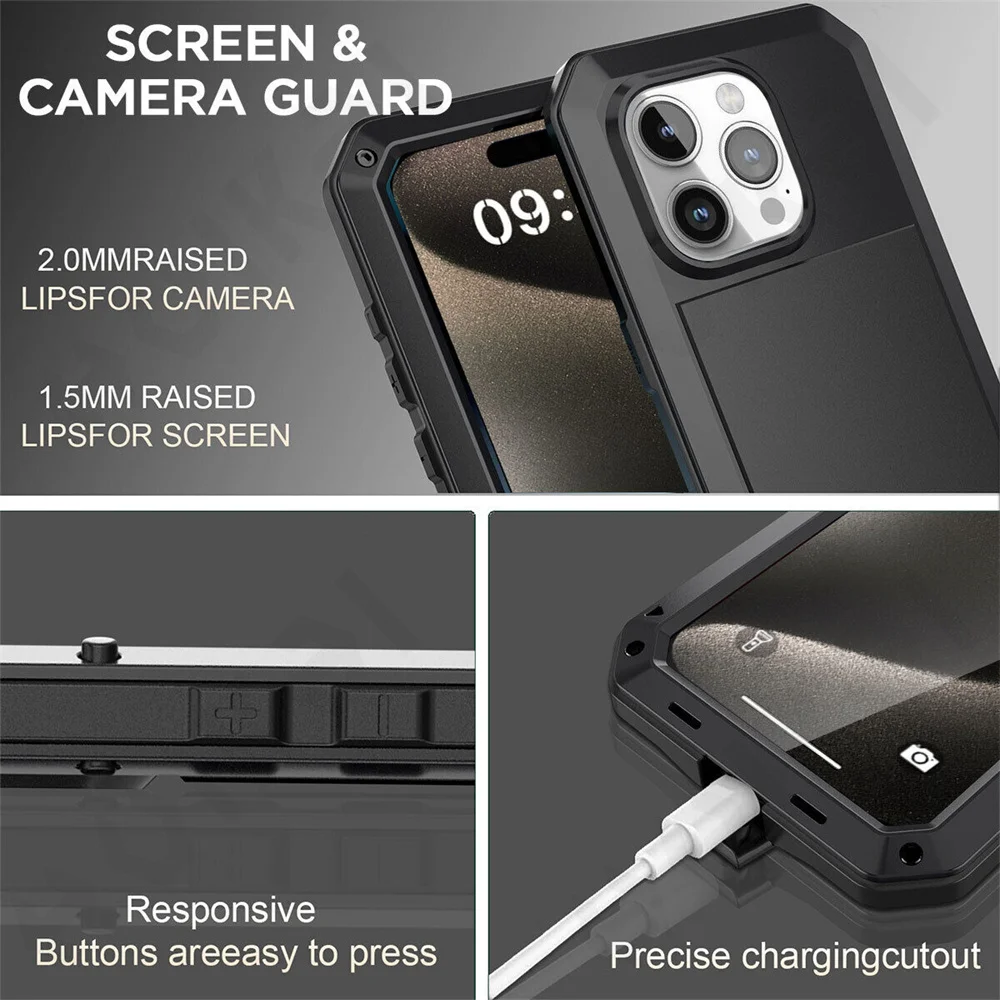 Case For iPhone 17 16 15 14 13 - Heavy Duty 360 Full Body Protective Case ulasan dan harga