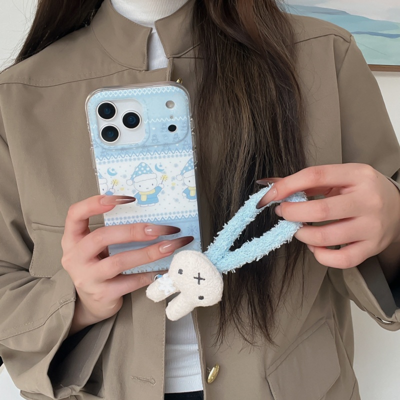 Cute winter Polka Dots hat Mif - Cute Cartoon Wrist Strap Silicone Case ulasan dan harga