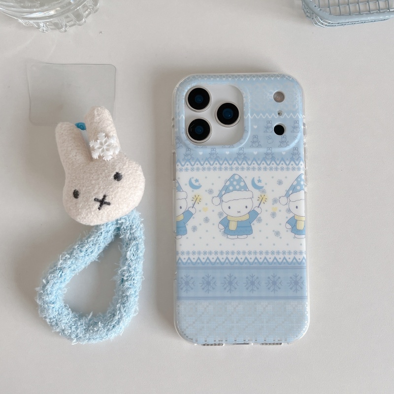 Cute winter Polka Dots hat Mif - Cute Cartoon Wrist Strap Silicone Case ulasan dan harga