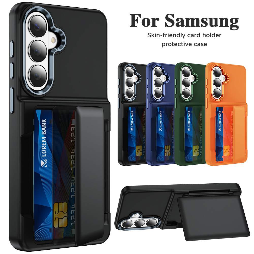 Card Holder Phone Case for Sam - Leather Wallet Card Holder Phone Cover ulasan dan harga