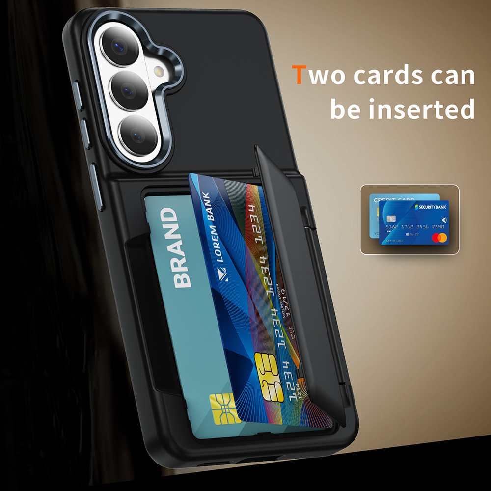 Card Holder Phone Case for Sam - Leather Wallet Card Holder Phone Cover ulasan dan harga